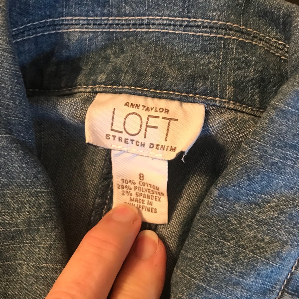 Perfect Fall Layer: Loft Jeans Jacket - image 4